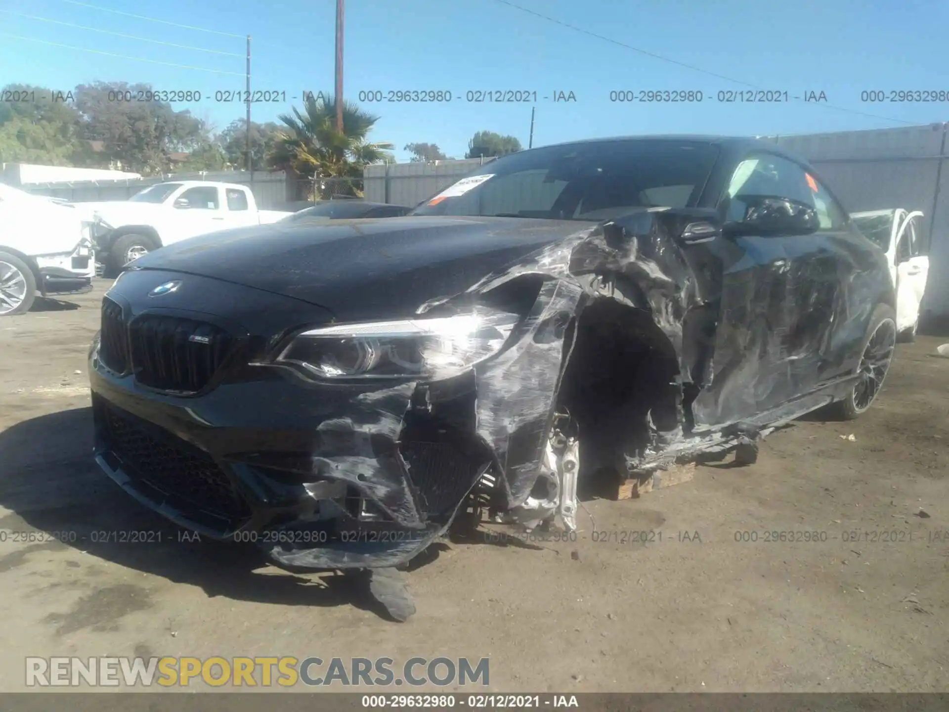 2 Photograph of a damaged car WBS2U7C02L7E17161 BMW M2 2020