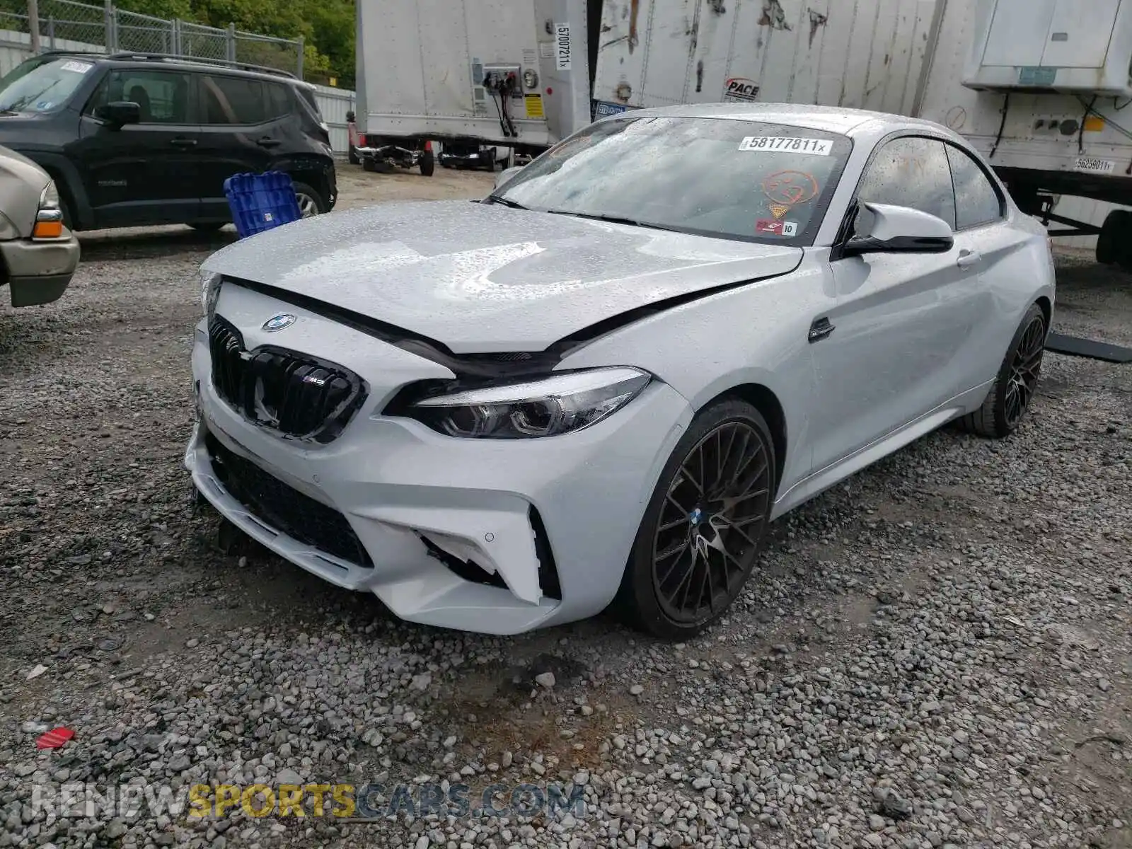 2 Photograph of a damaged car WBS2U7C06L7D71740 BMW M2 2020