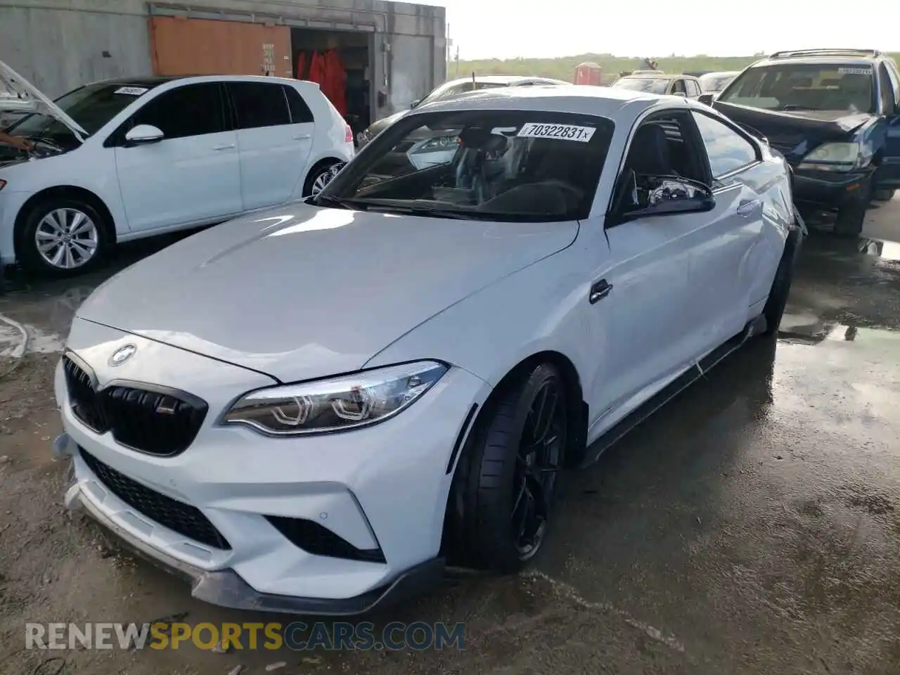 2 Photograph of a damaged car WBS2U7C06L7D82768 BMW M2 2020