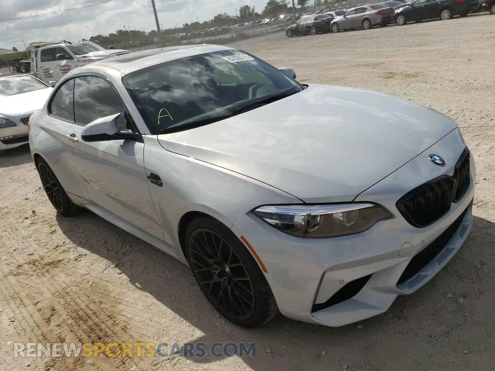 1 Photograph of a damaged car WBS2U7C06L7F25279 BMW M2 2020