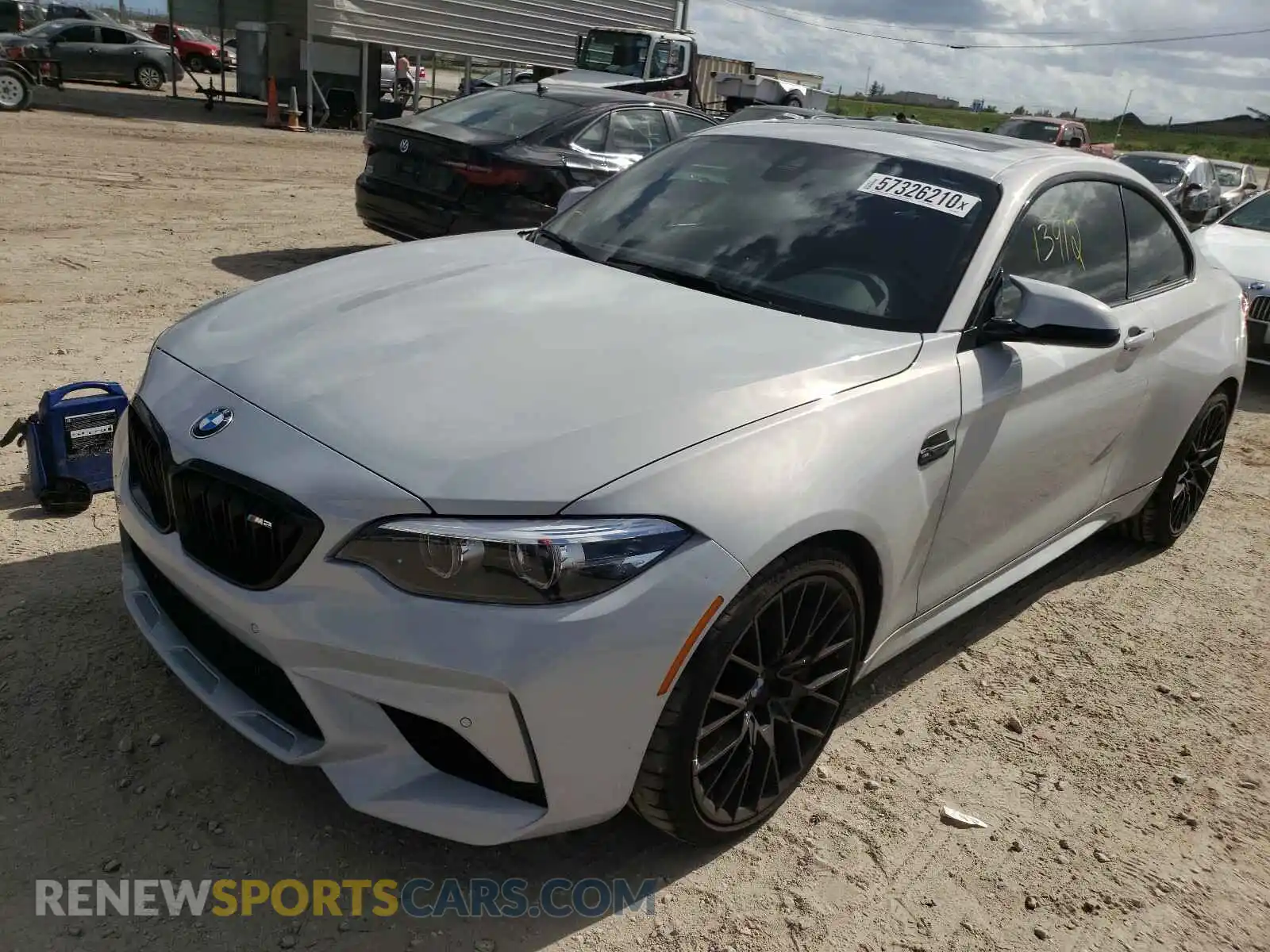 2 Photograph of a damaged car WBS2U7C06L7F25279 BMW M2 2020