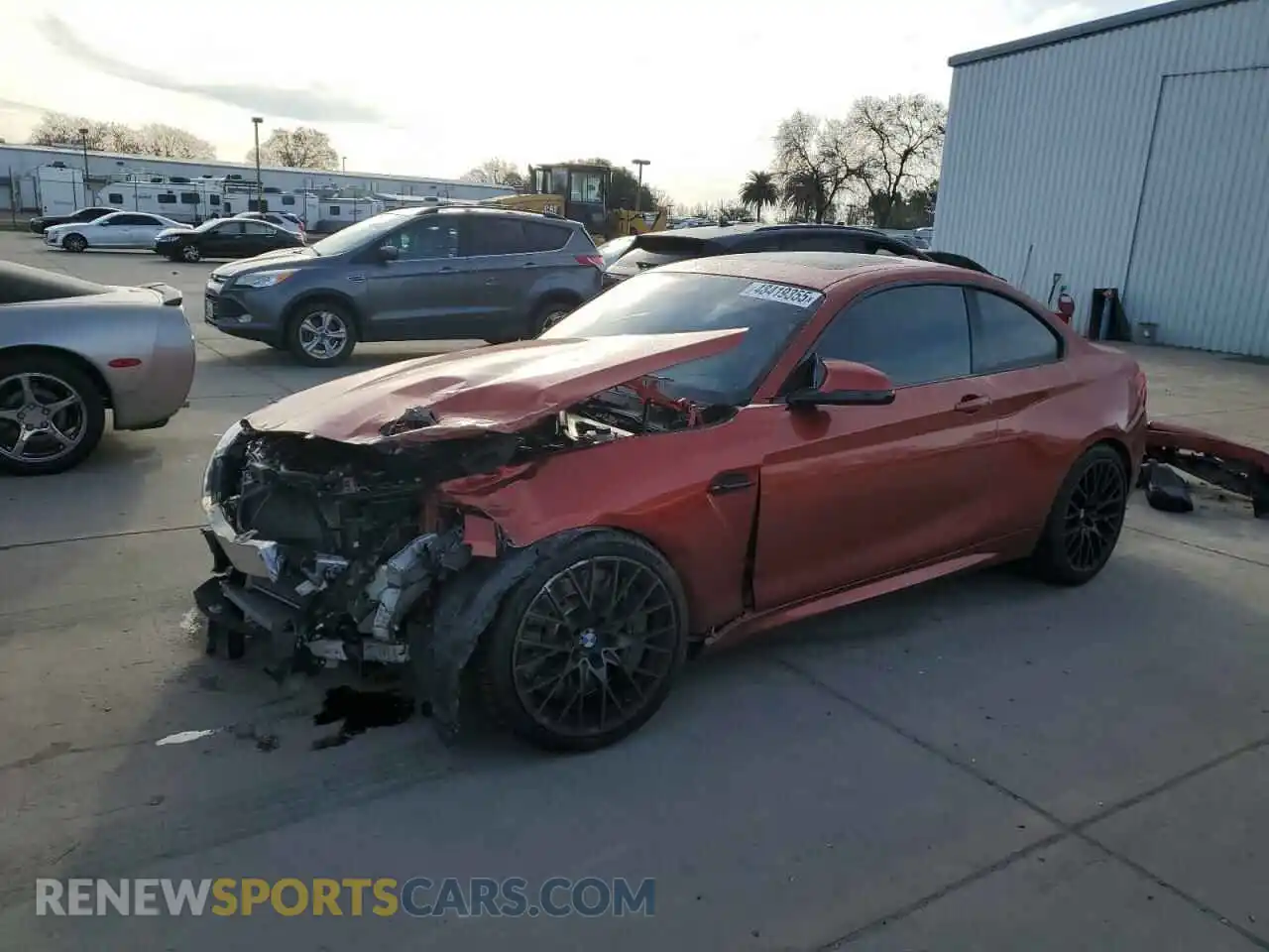 1 Photograph of a damaged car WBS2U7C06L7G01793 BMW M2 2020