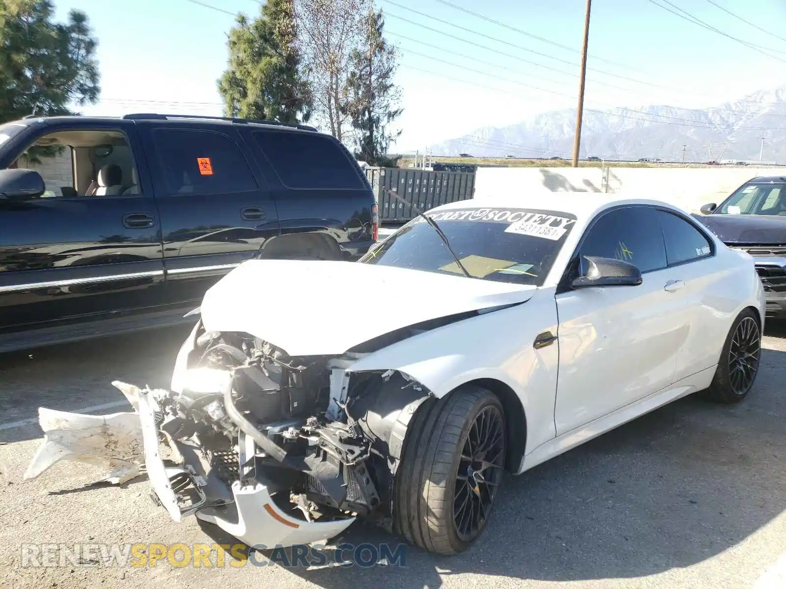 2 Photograph of a damaged car WBS2U7C07L7E78523 BMW M2 2020