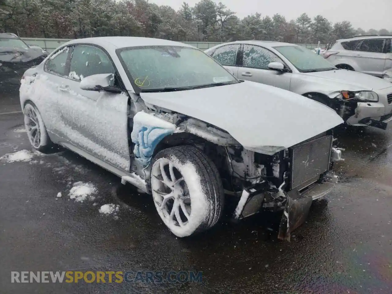 1 Photograph of a damaged car WBS2U7C0XL7F78339 BMW M2 2020