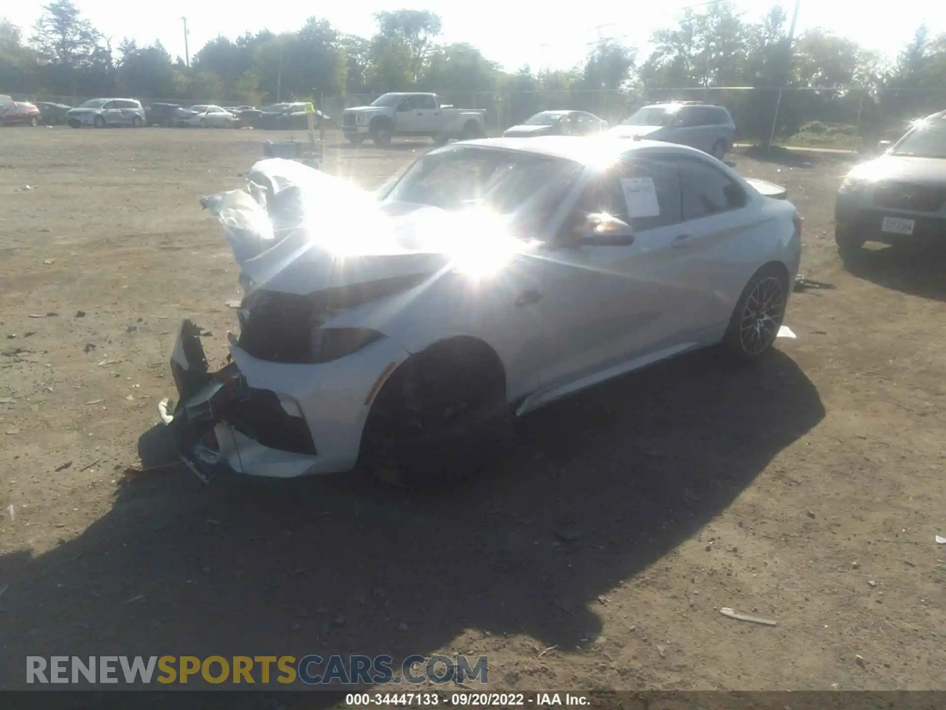 2 Photograph of a damaged car WBS2U7C0XL7G01778 BMW M2 2020