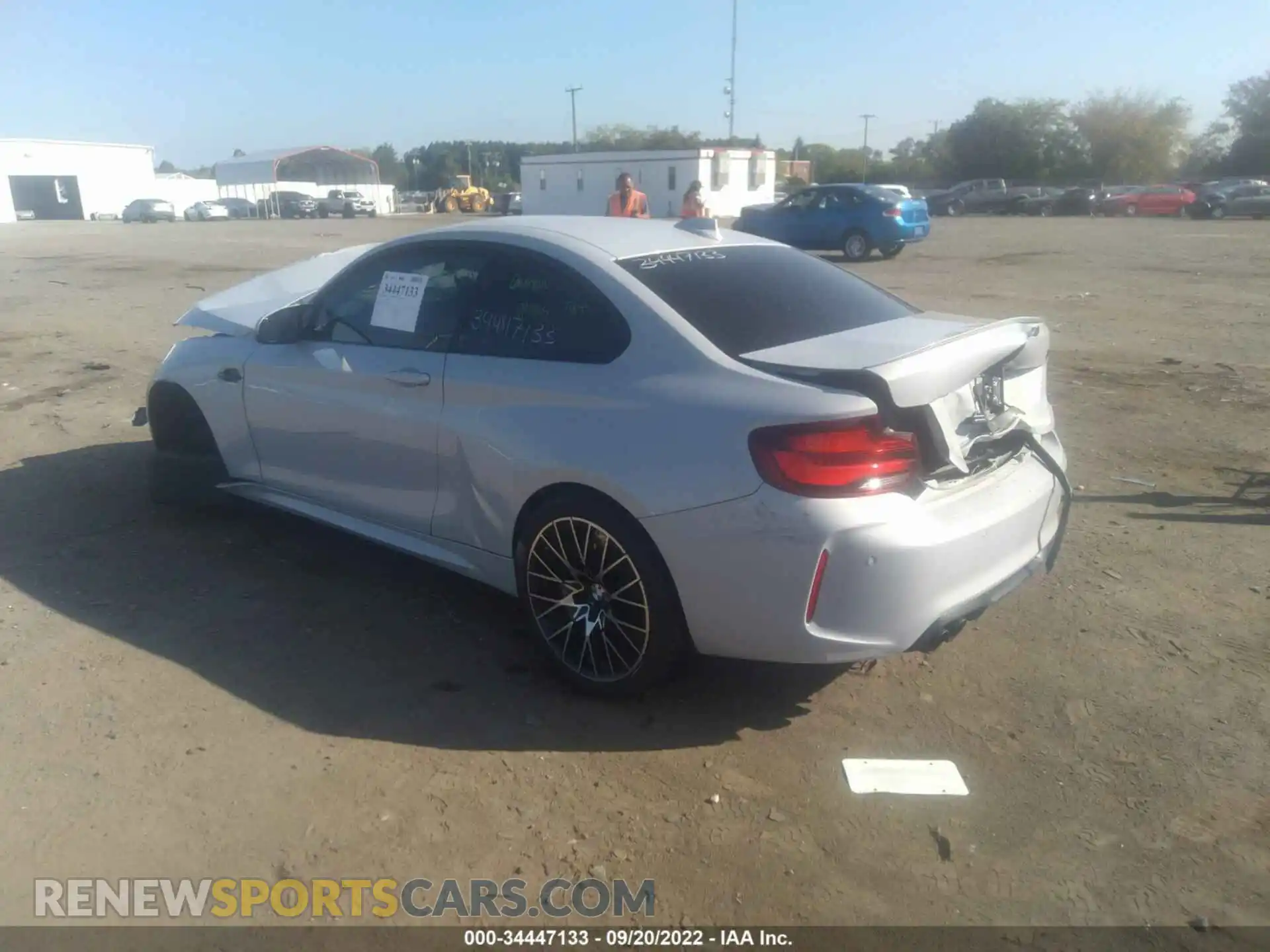 3 Photograph of a damaged car WBS2U7C0XL7G01778 BMW M2 2020