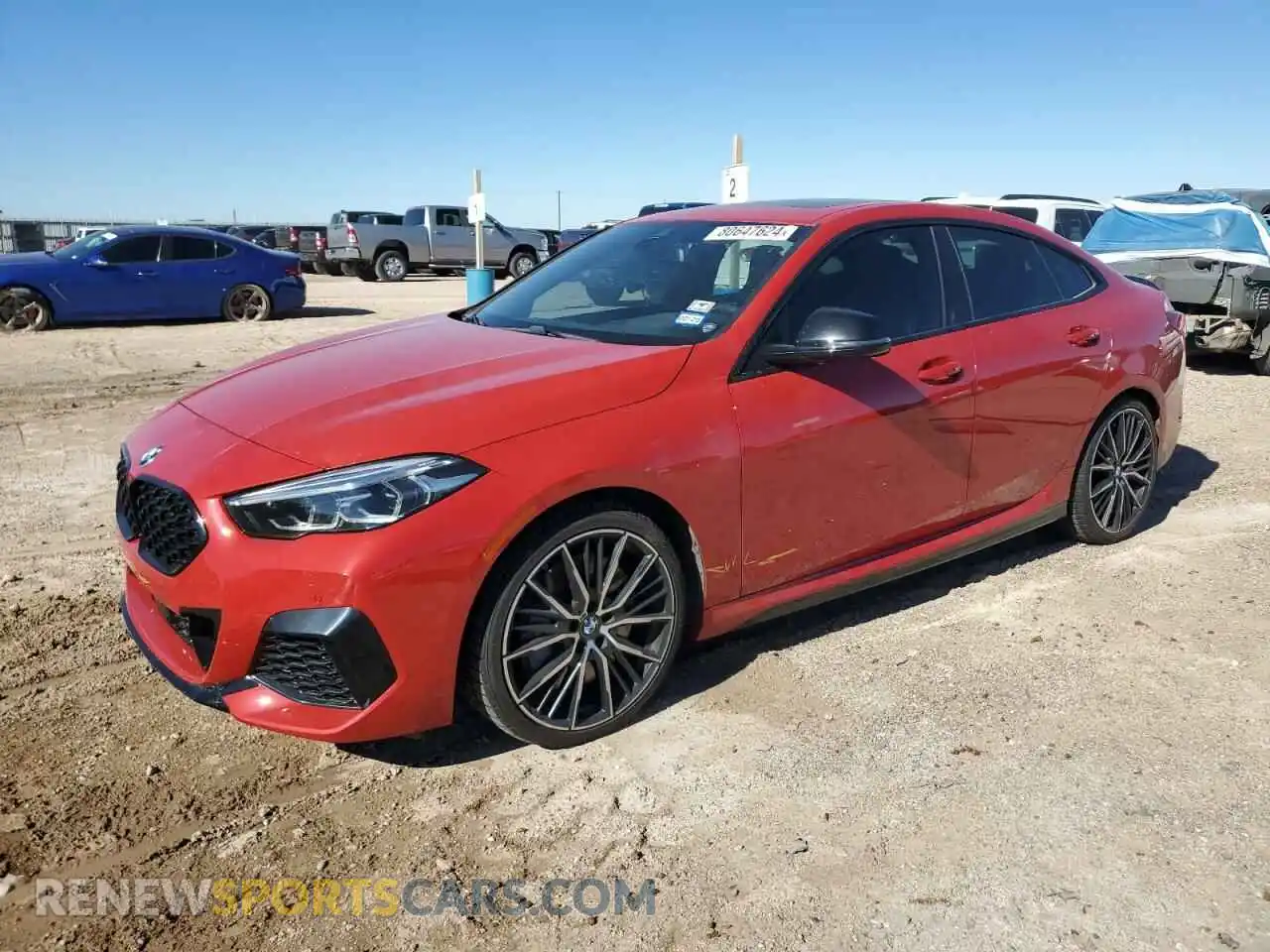1 Photograph of a damaged car WBA13AL02M7H72672 BMW M2 2021