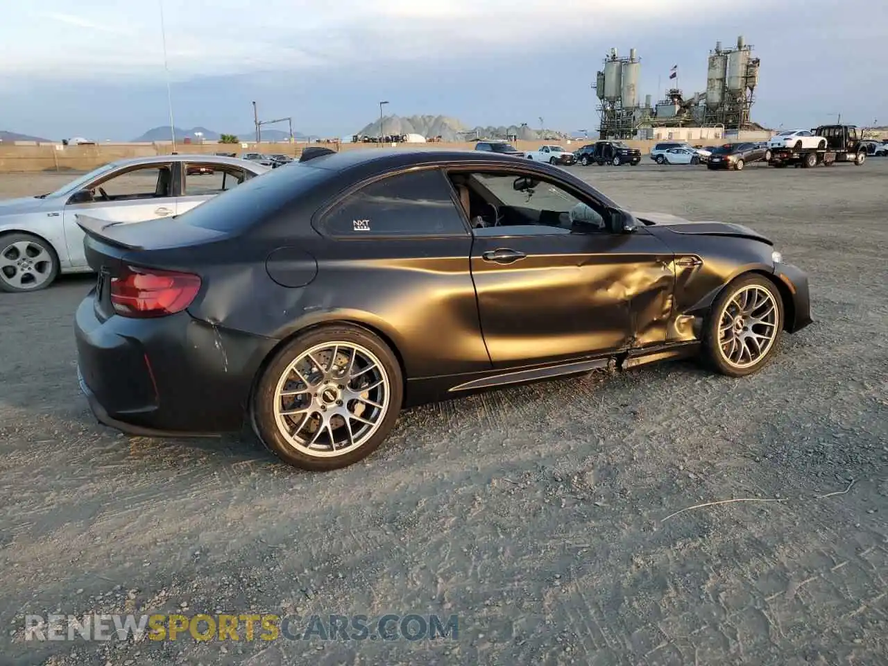 3 Photograph of a damaged car WBS2U7C00M7H02345 BMW M2 2021