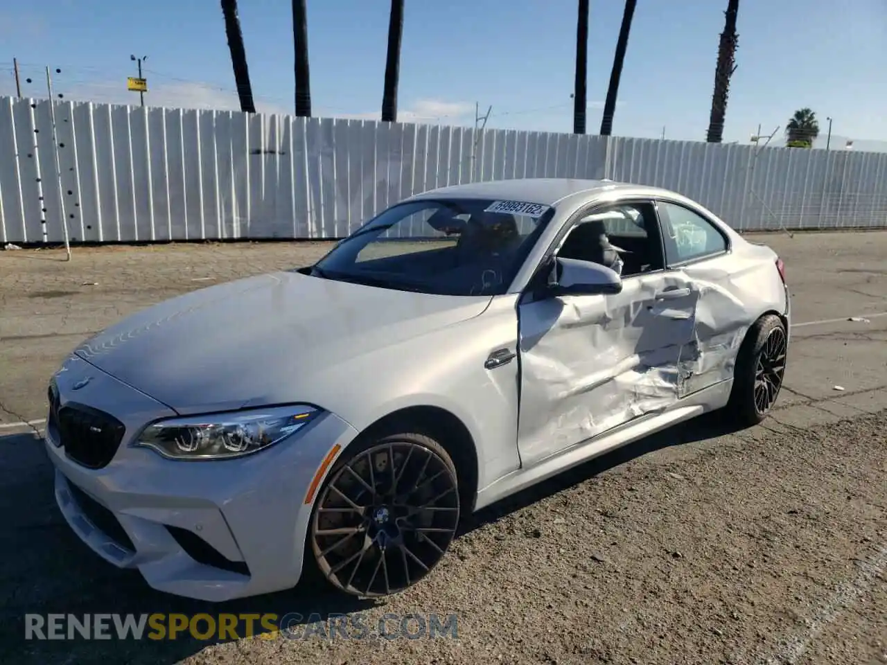 2 Photograph of a damaged car WBS2U7C02M7G31696 BMW M2 2021