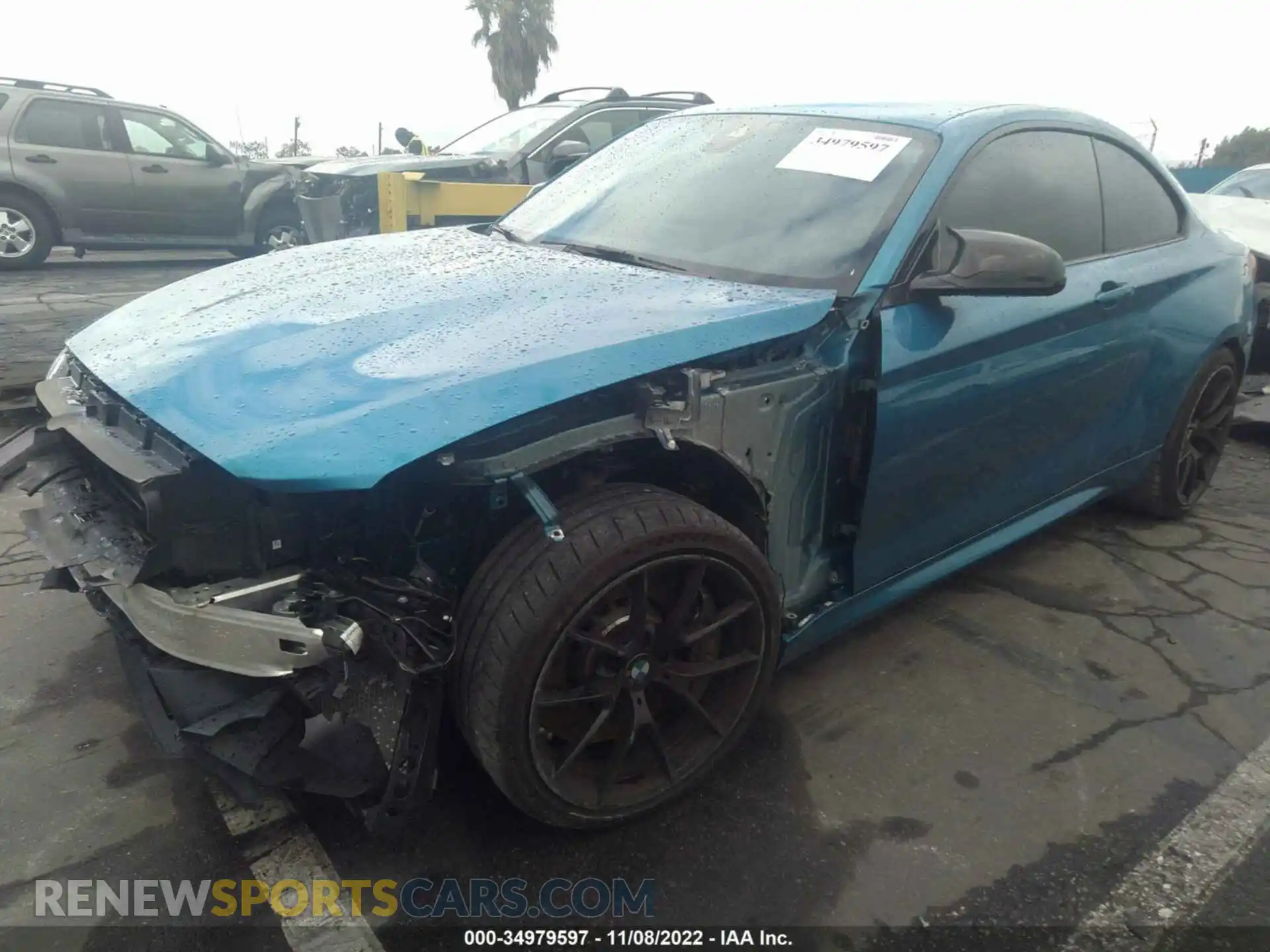 2 Photograph of a damaged car WBS2U7C02M7G70305 BMW M2 2021