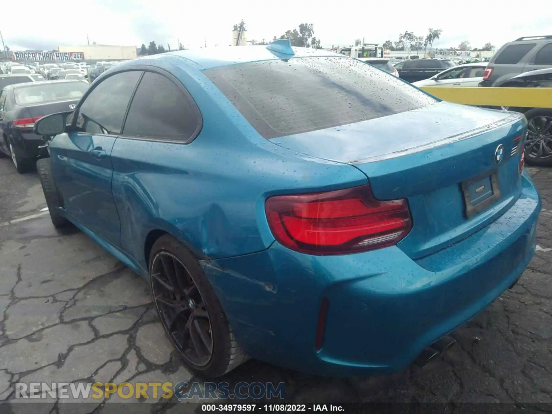 3 Photograph of a damaged car WBS2U7C02M7G70305 BMW M2 2021