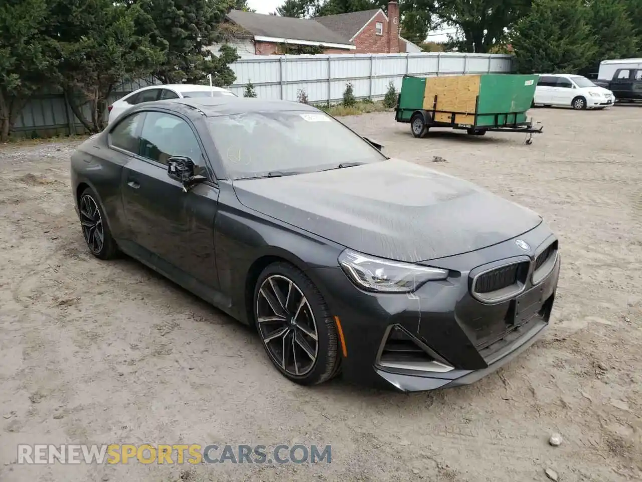 1 Photograph of a damaged car 3MW53CM06N8C55111 BMW M2 2022