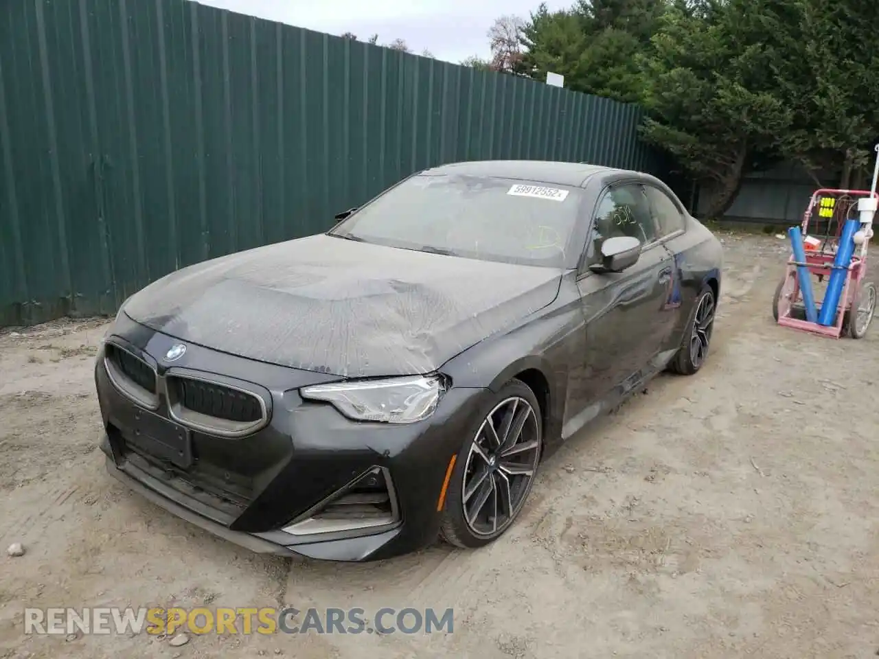 2 Photograph of a damaged car 3MW53CM06N8C55111 BMW M2 2022