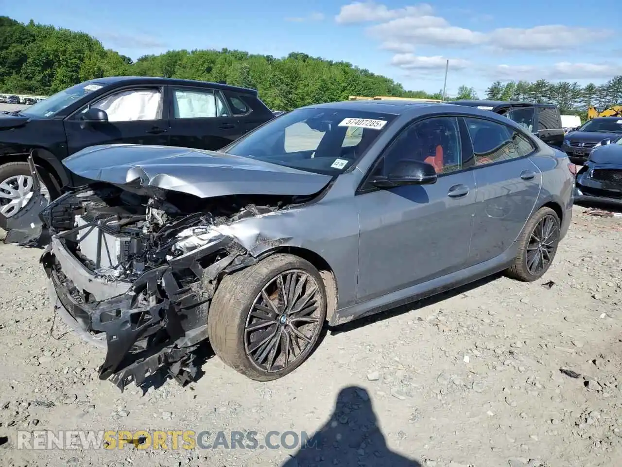 1 Photograph of a damaged car WBA13AL06N7J93957 BMW M2 2022