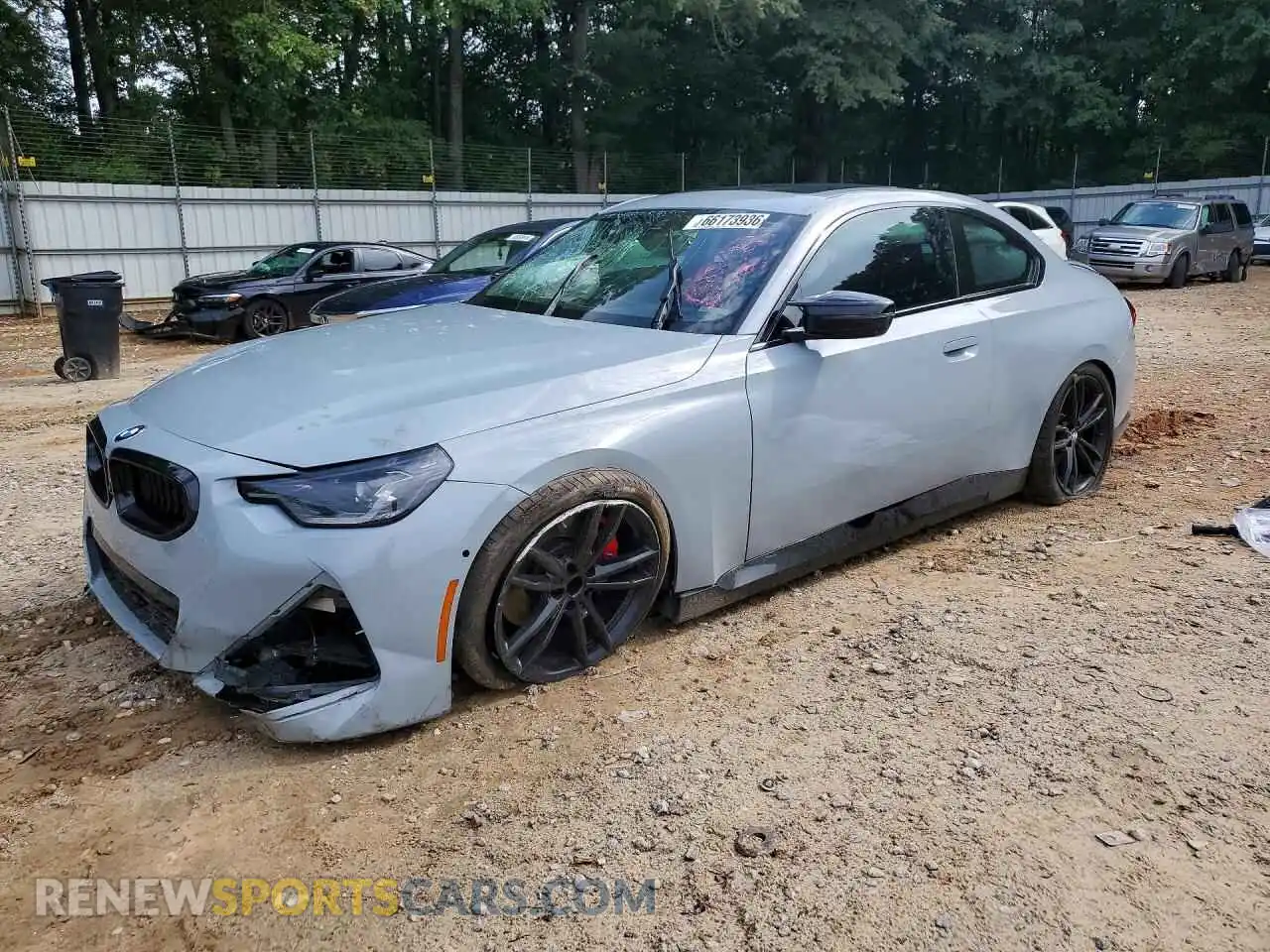 1 Photograph of a damaged car 3MW43CM0XP8D37633 BMW M2 2023