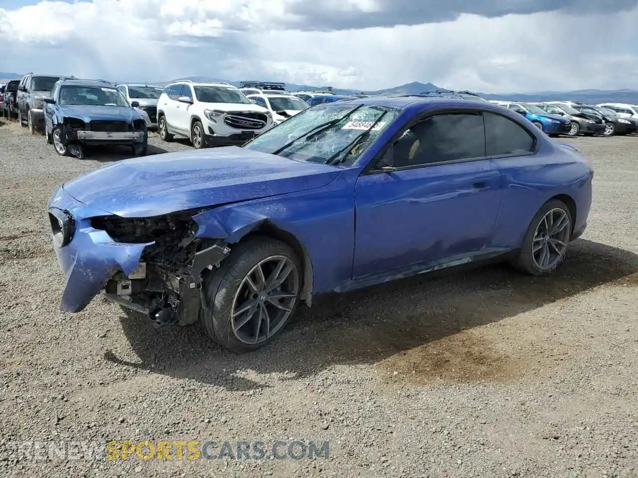 1 Photograph of a damaged car 3MW53CM03P8C99859 BMW M2 2023