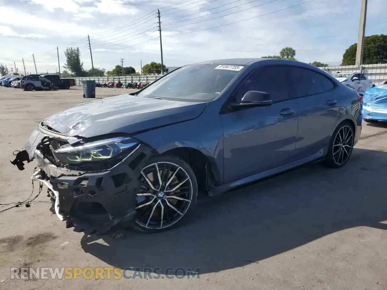 1 Photograph of a damaged car WBA13AL05P7N02465 BMW M2 2023