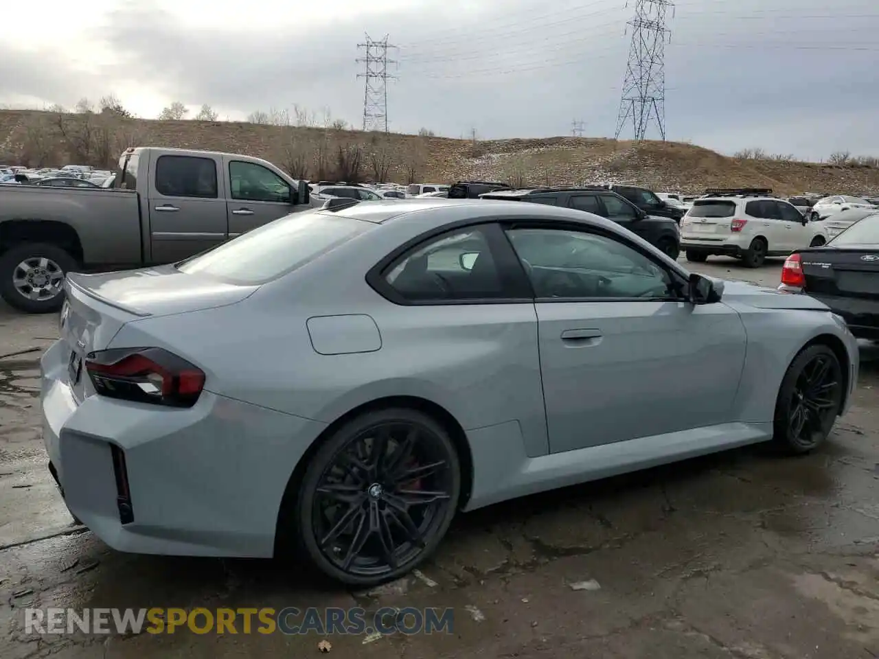 3 Photograph of a damaged car 3MF13DM08R8D93985 BMW M2 2024