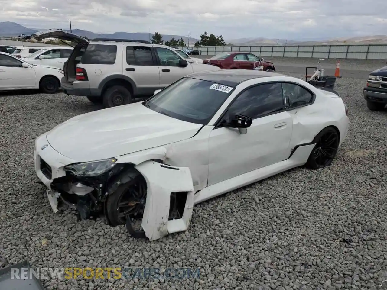 1 Photograph of a damaged car 3MF13DM08R8E20280 BMW M2 2024