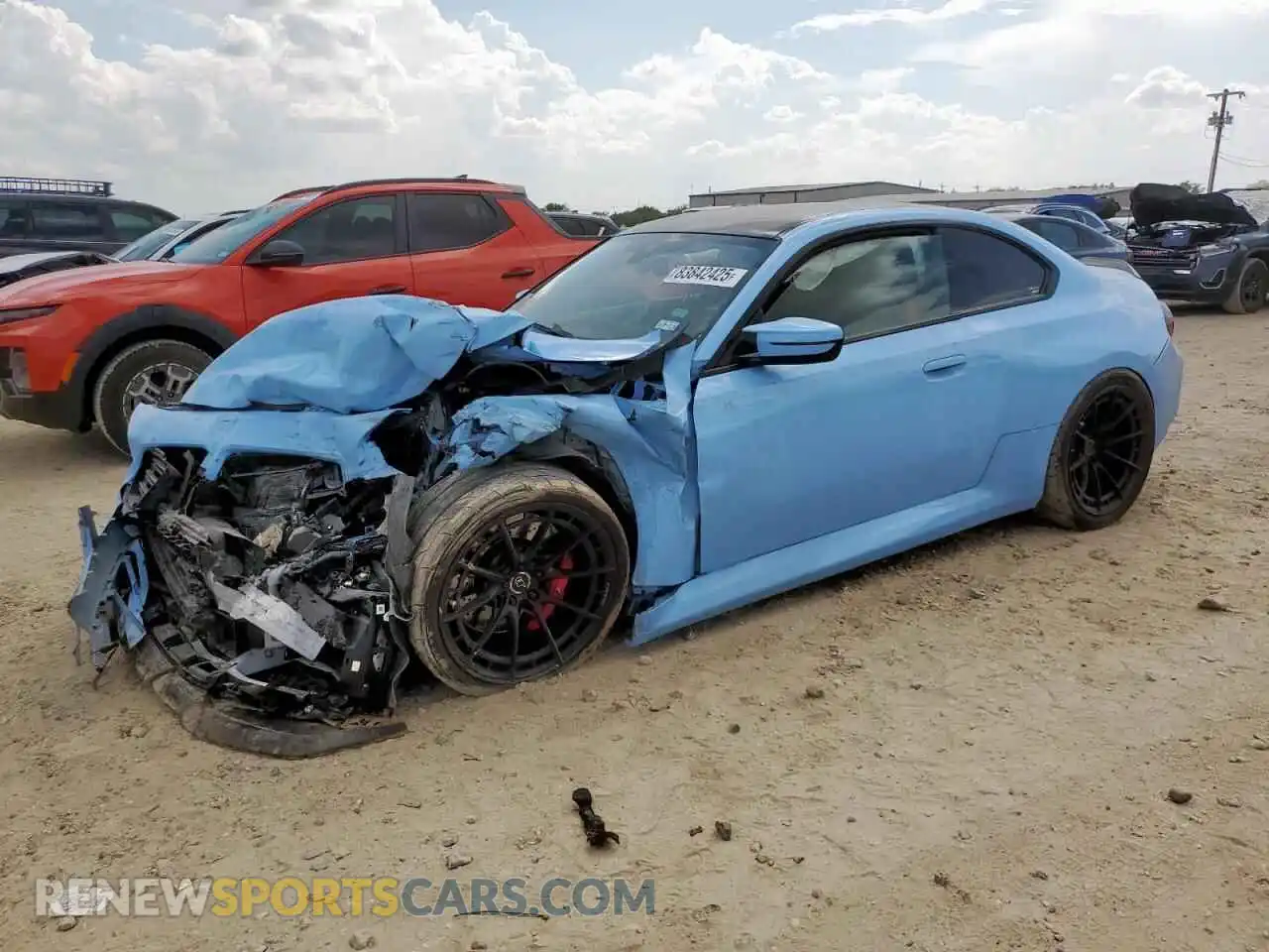 1 Photograph of a damaged car 3MF13DM0XR8D84818 BMW M2 2024