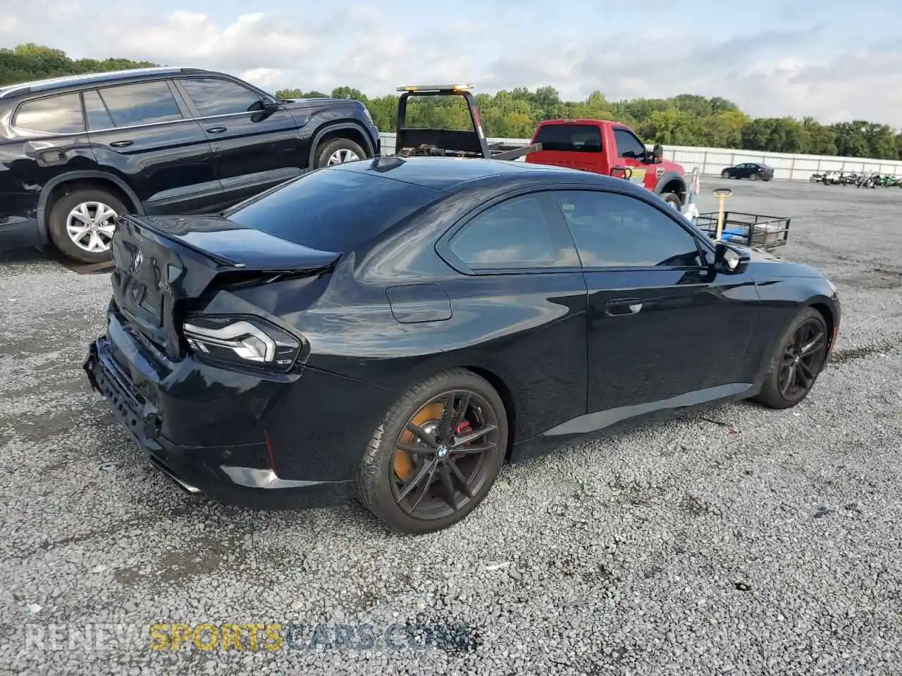 3 Photograph of a damaged car 3MW43CM02R8E38619 BMW M2 2024