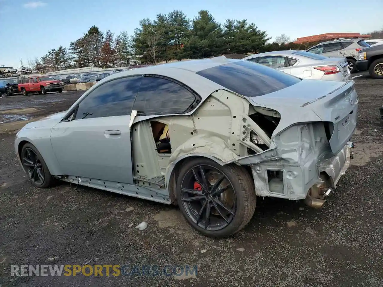 2 Photograph of a damaged car 3MW53CM06R8E80294 BMW M2 2024