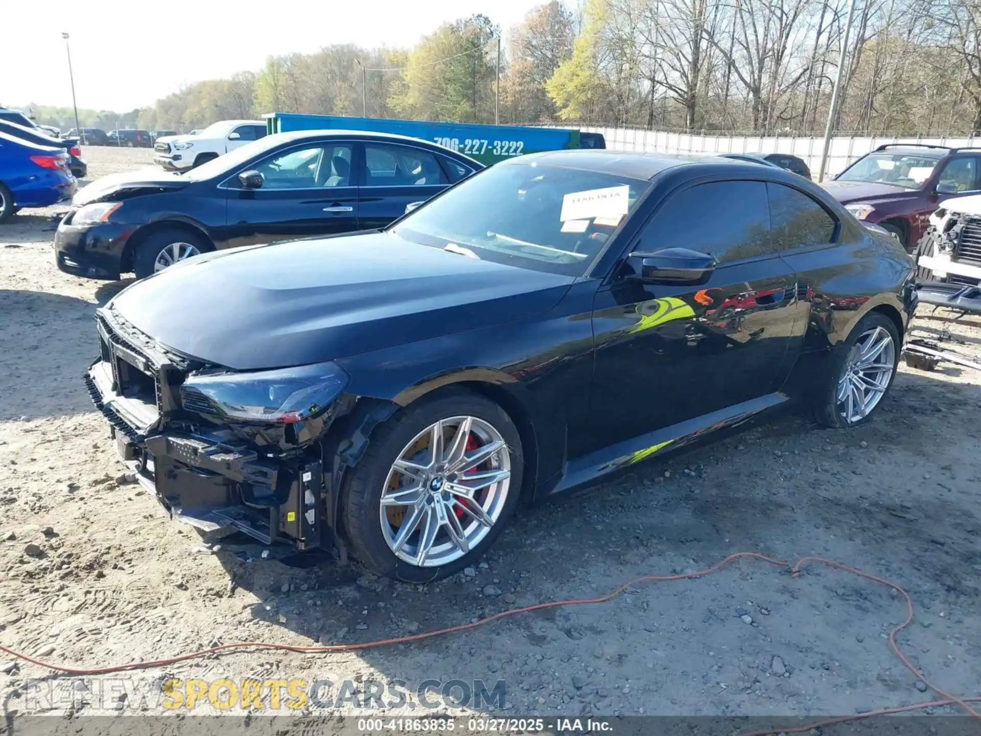 2 Photograph of a damaged car 3MF23DM07S8F01328 BMW M2 2025
