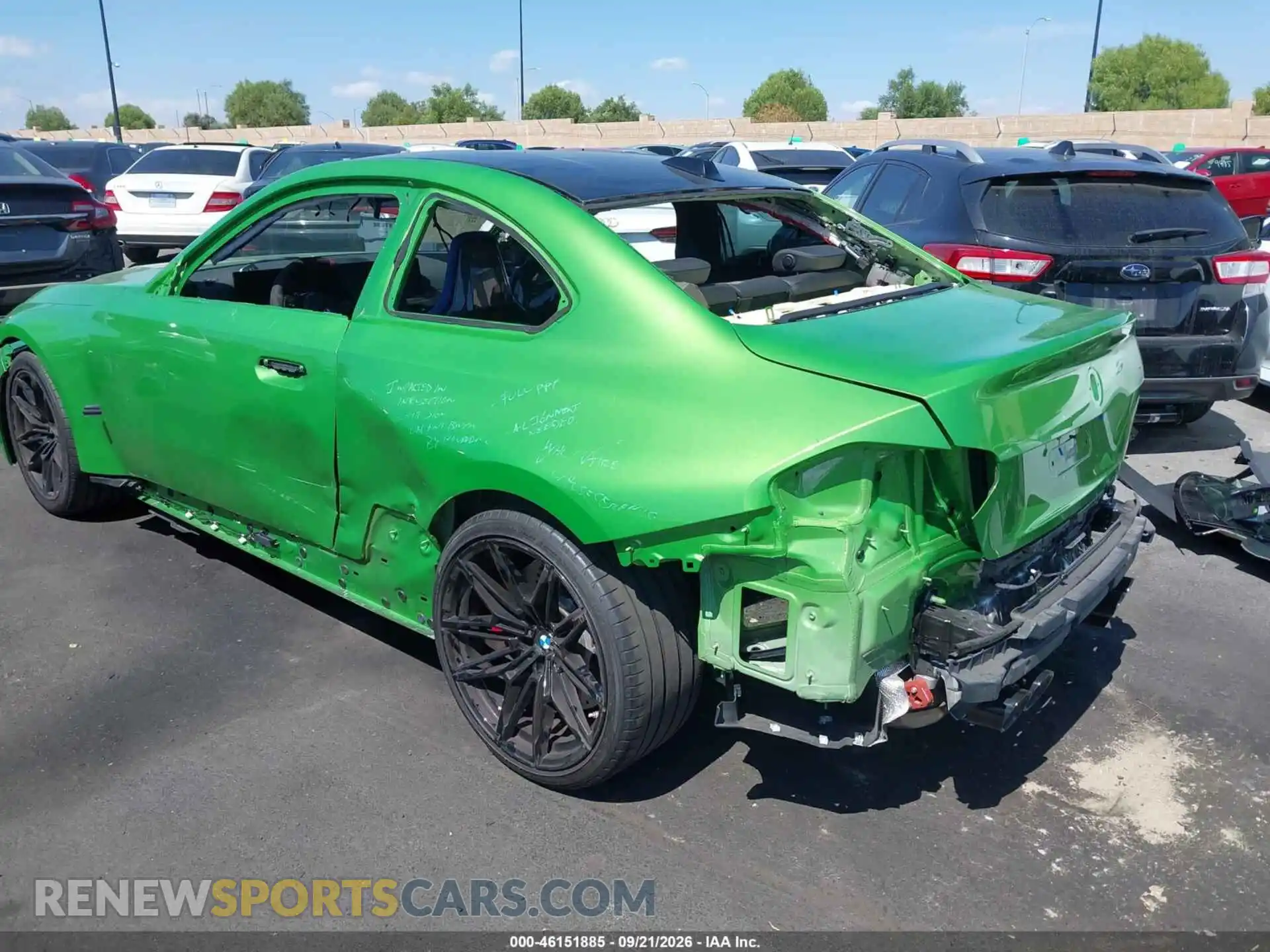 3 Photograph of a damaged car 3MF23DM08S8F59514 BMW M2 2025