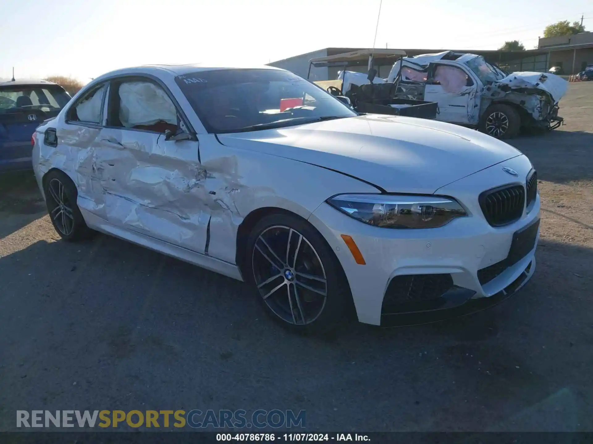 1 fotografías del automóvil dañado WBA2J5C58KVC07817 BMW M240I 2019