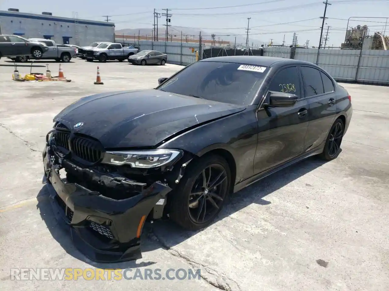 2 Photograph of a damaged car 3MW5U7J00L8B45449 BMW M3 2020