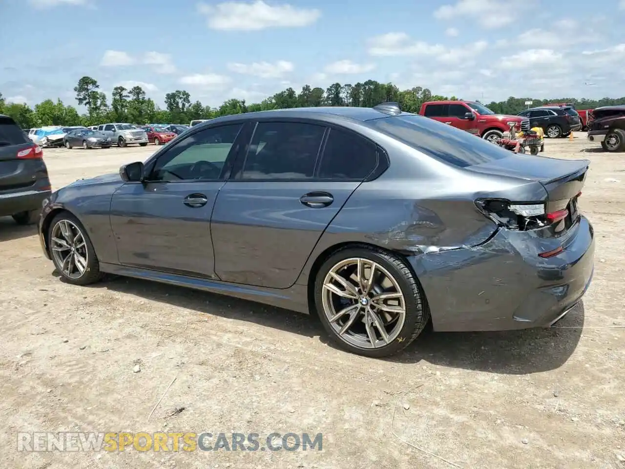 2 Photograph of a damaged car 3MW5U7J03L8B26409 BMW M3 2020