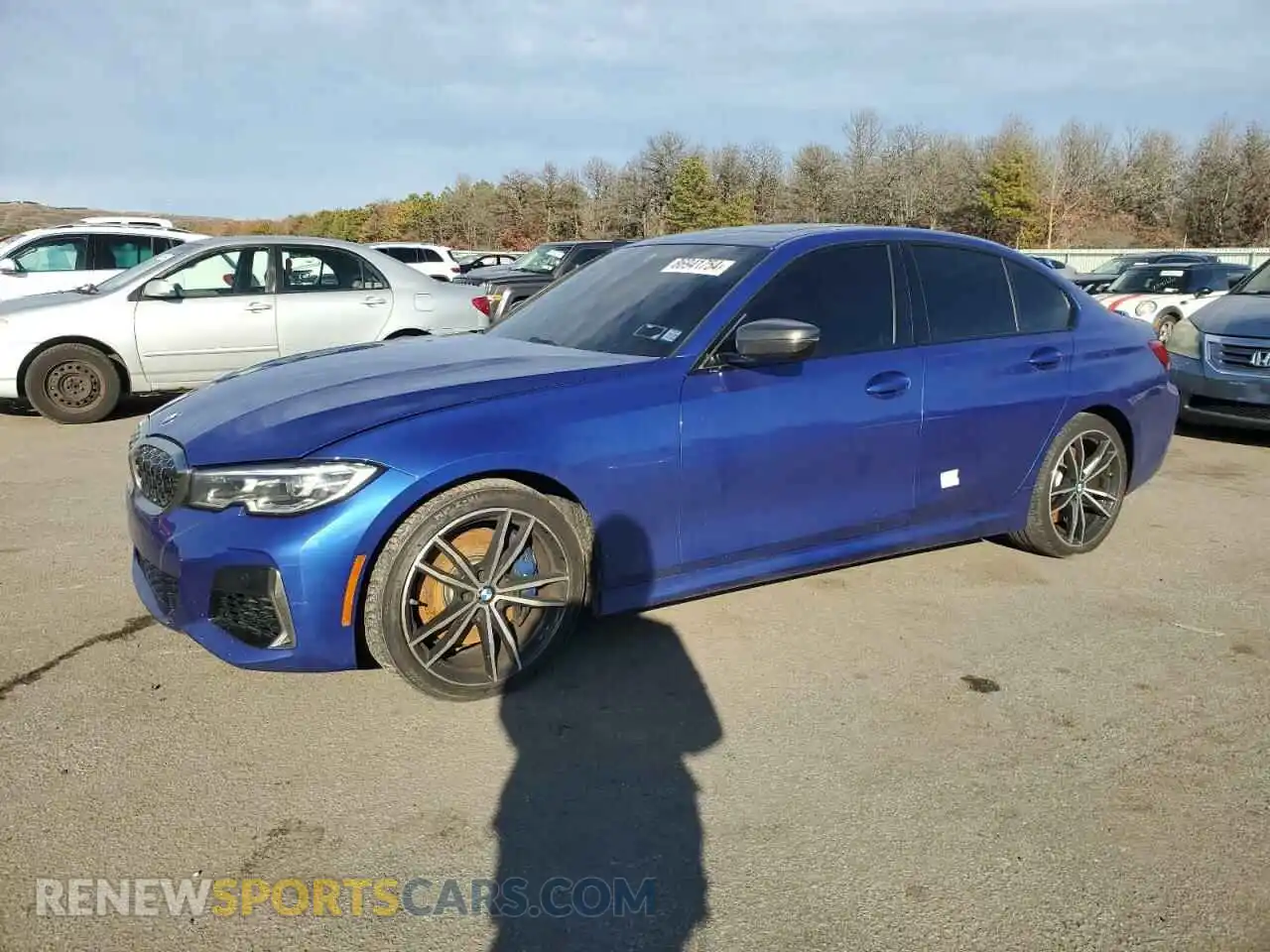 1 Photograph of a damaged car WBA5U7C00LFH23105 BMW M3 2020