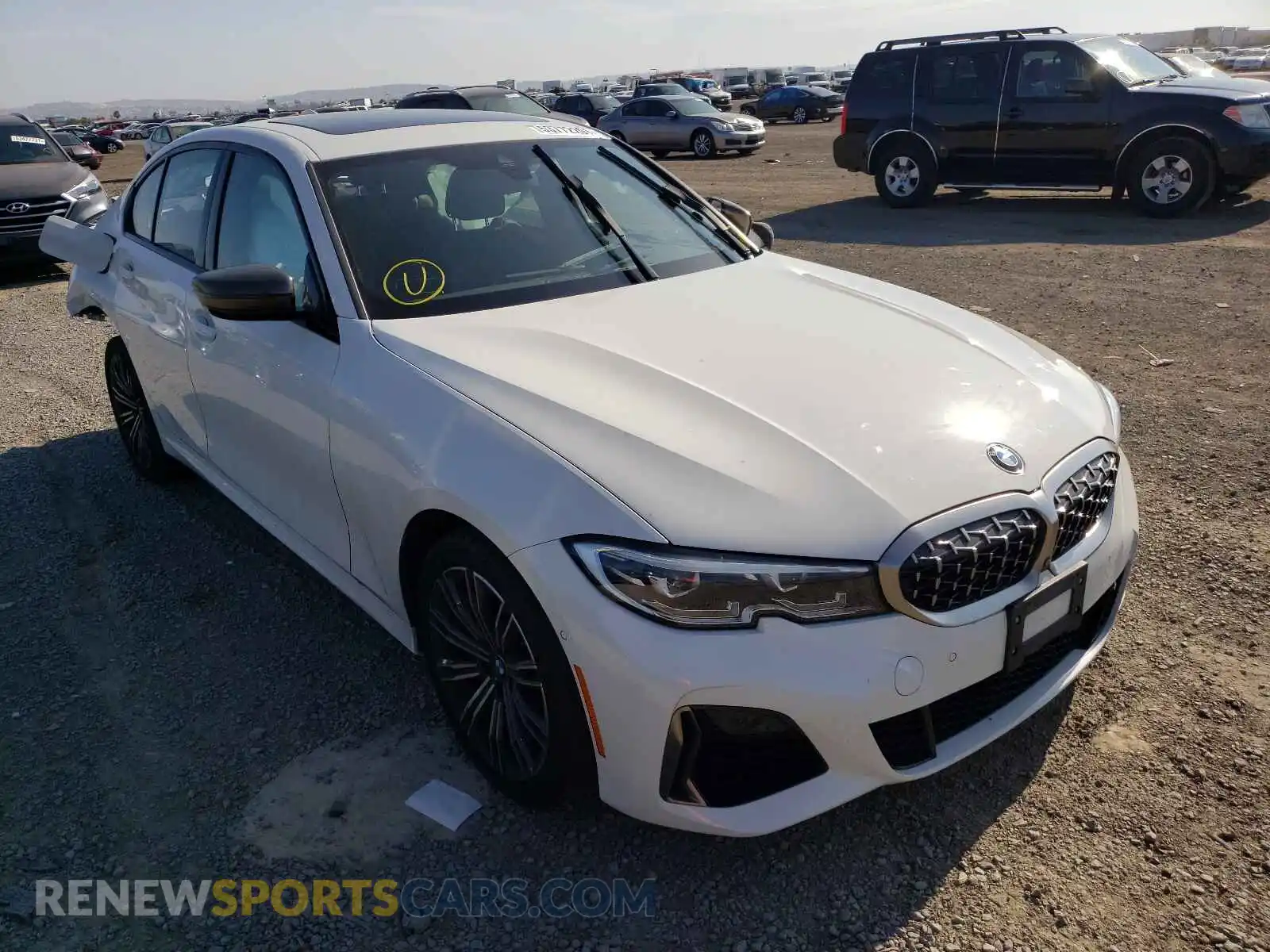 1 Photograph of a damaged car WBA5U7C02LA234666 BMW M3 2020