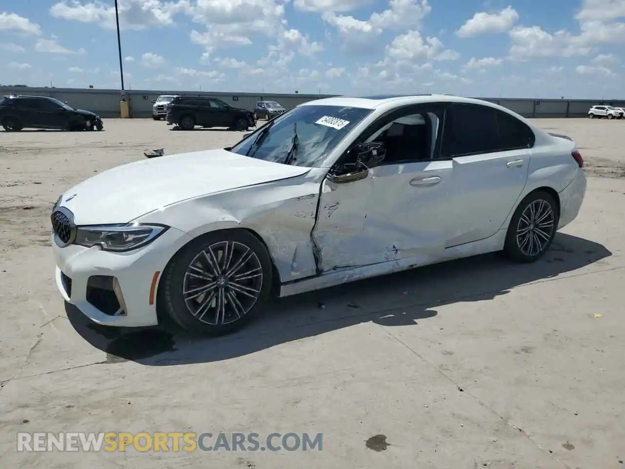 1 Photograph of a damaged car WBA5U7C02LFH63234 BMW M3 2020