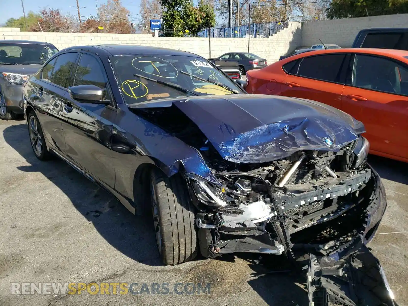 1 Photograph of a damaged car WBA5U7C02LFJ30861 BMW M3 2020