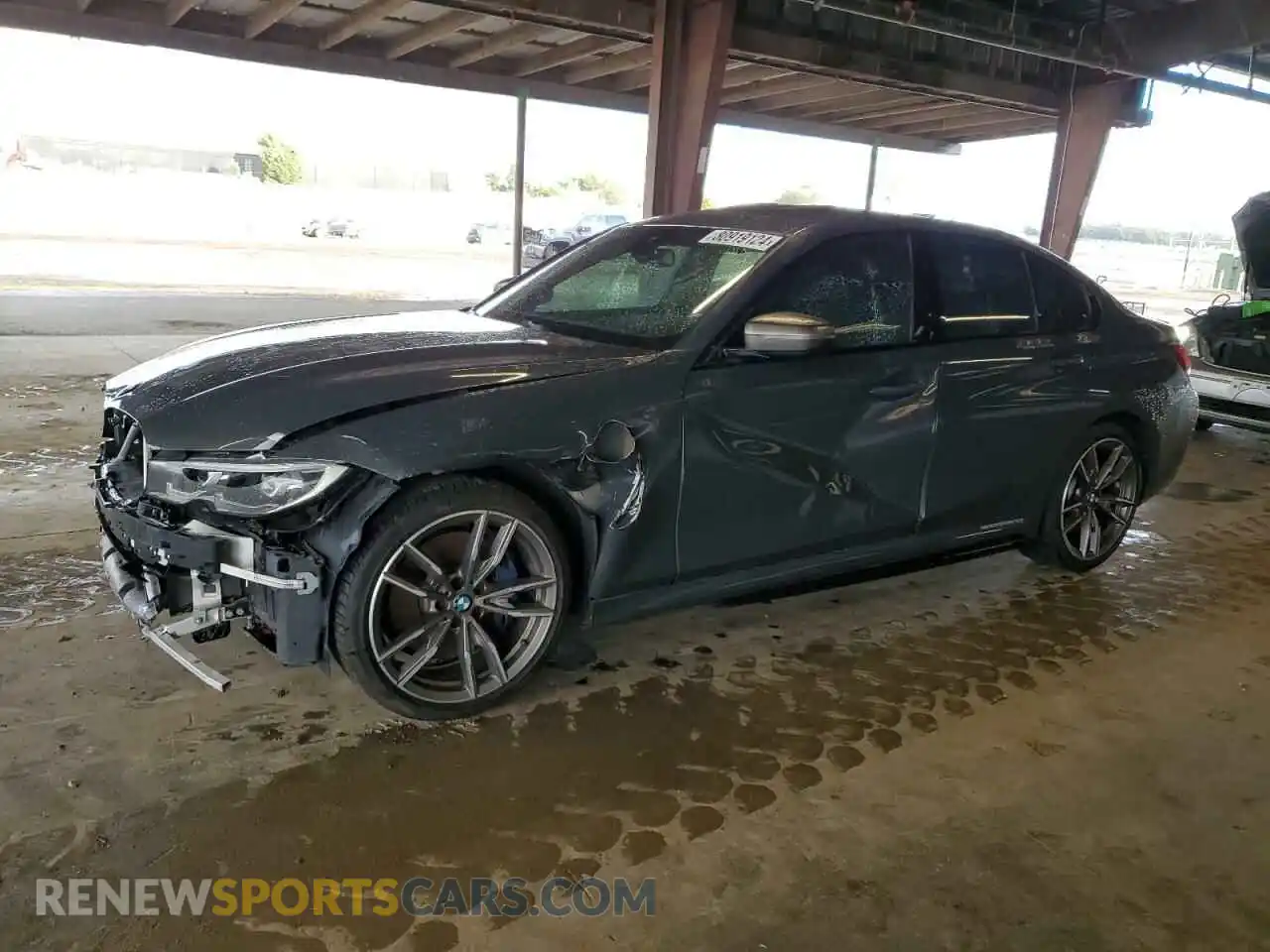 1 Photograph of a damaged car WBA5U7C03LFH39038 BMW M3 2020