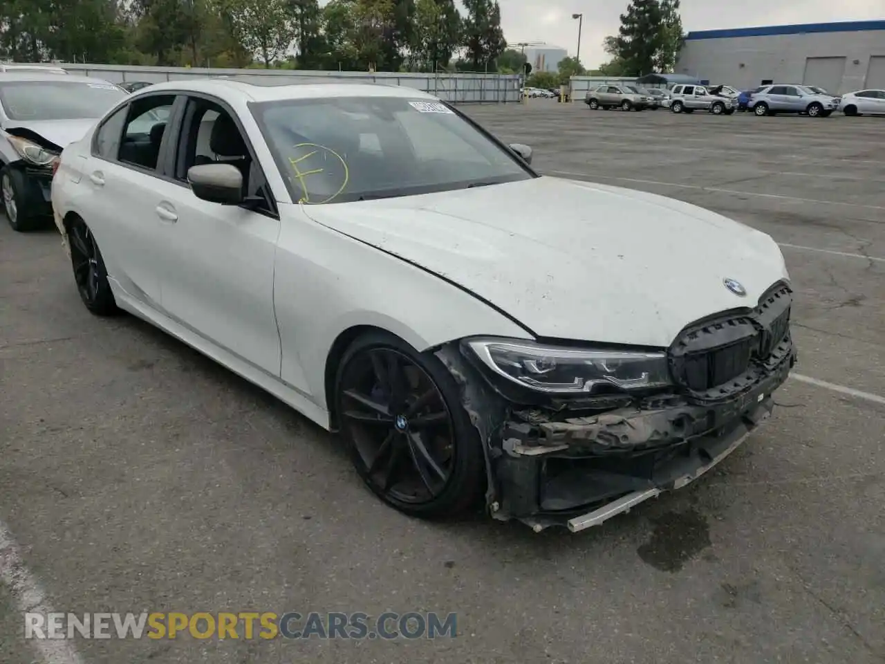 1 Photograph of a damaged car WBA5U7C04LAF54235 BMW M3 2020