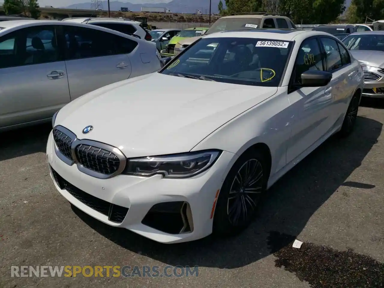 2 Photograph of a damaged car WBA5U7C07LA232251 BMW M3 2020