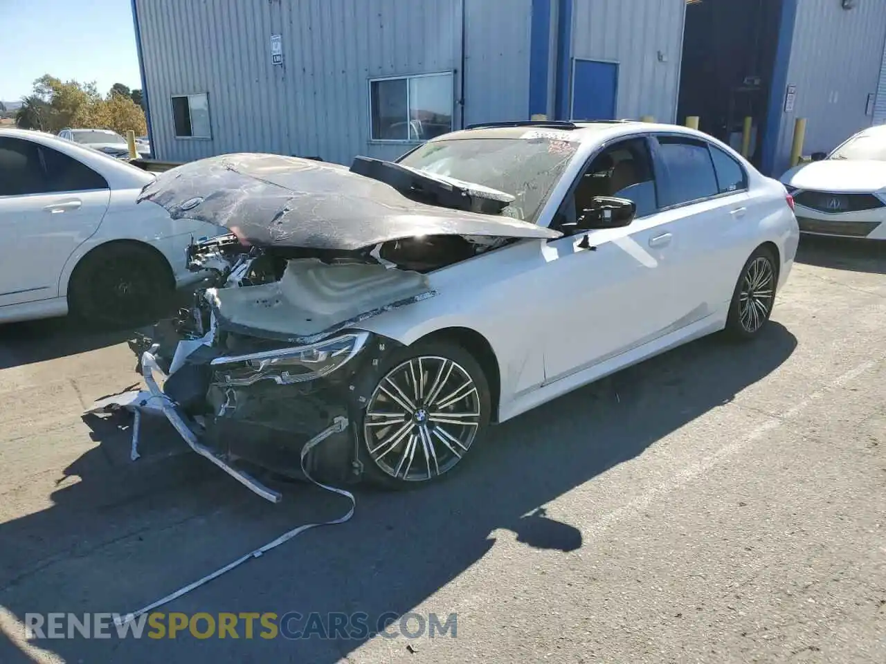 1 Photograph of a damaged car WBA5U7C07LAF54228 BMW M3 2020