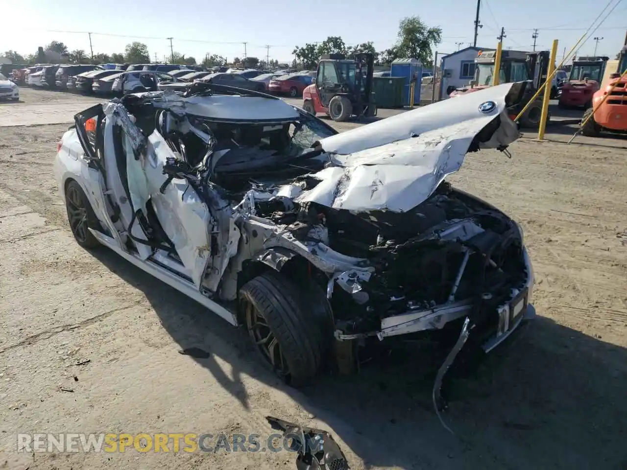 1 Photograph of a damaged car WBA5U7C0XLFH07042 BMW M3 2020