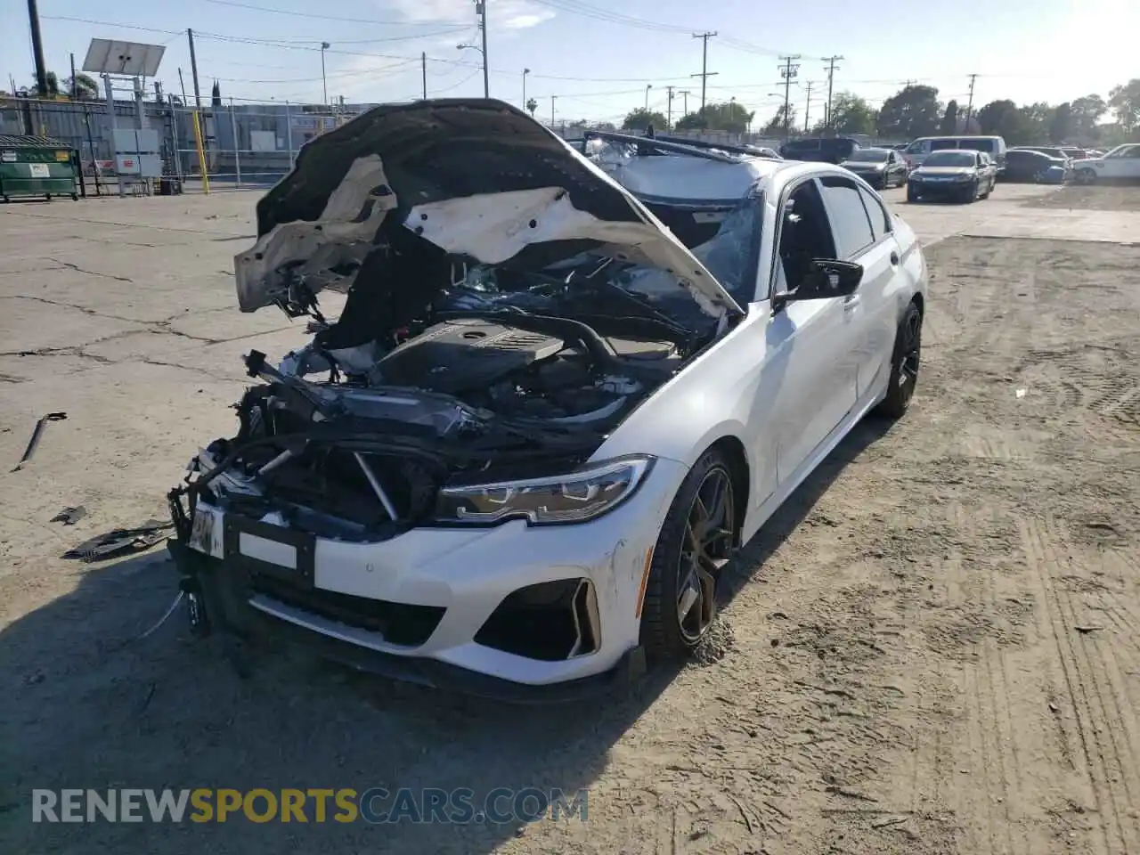 2 Photograph of a damaged car WBA5U7C0XLFH07042 BMW M3 2020