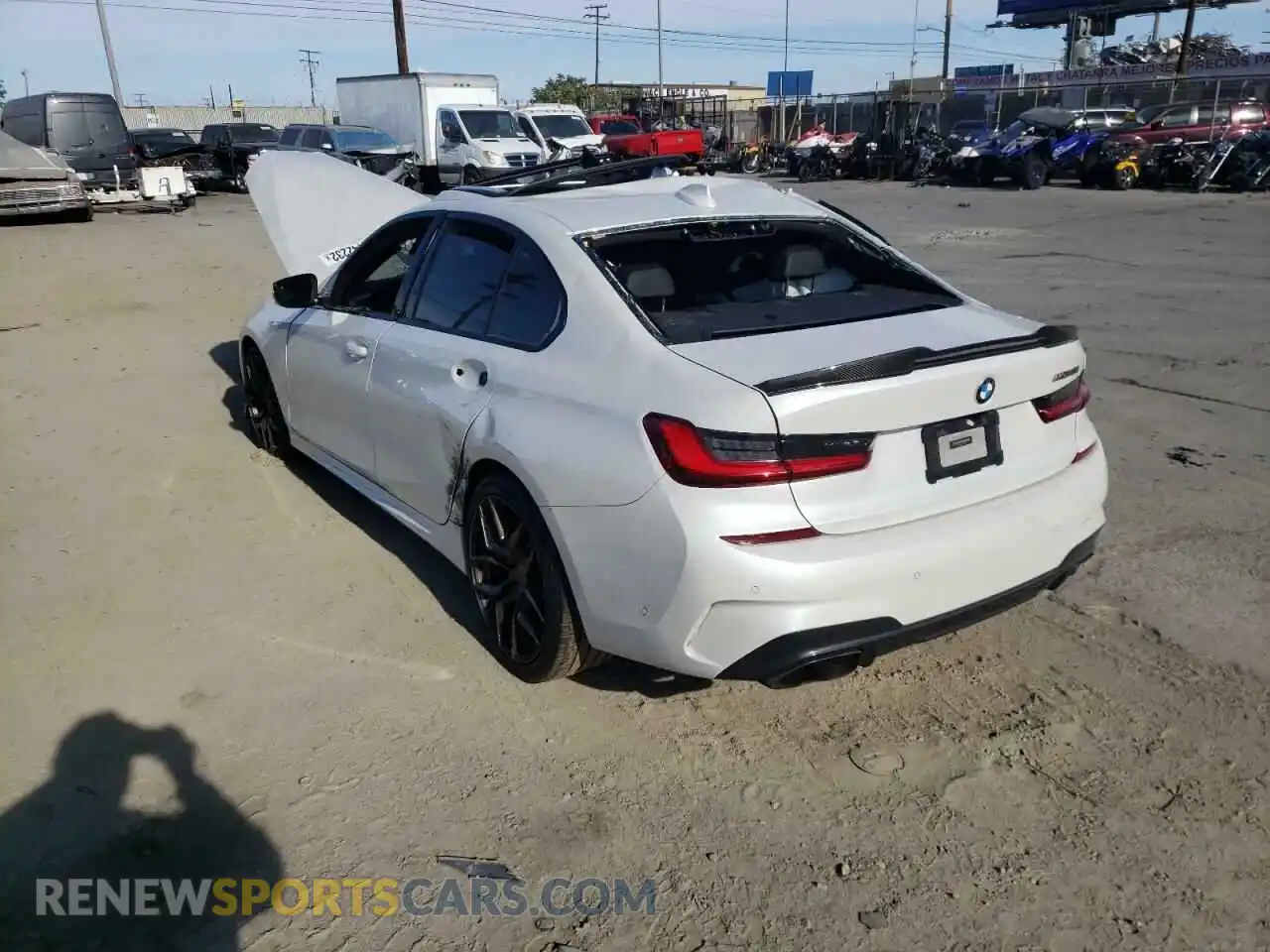 3 Photograph of a damaged car WBA5U7C0XLFH07042 BMW M3 2020
