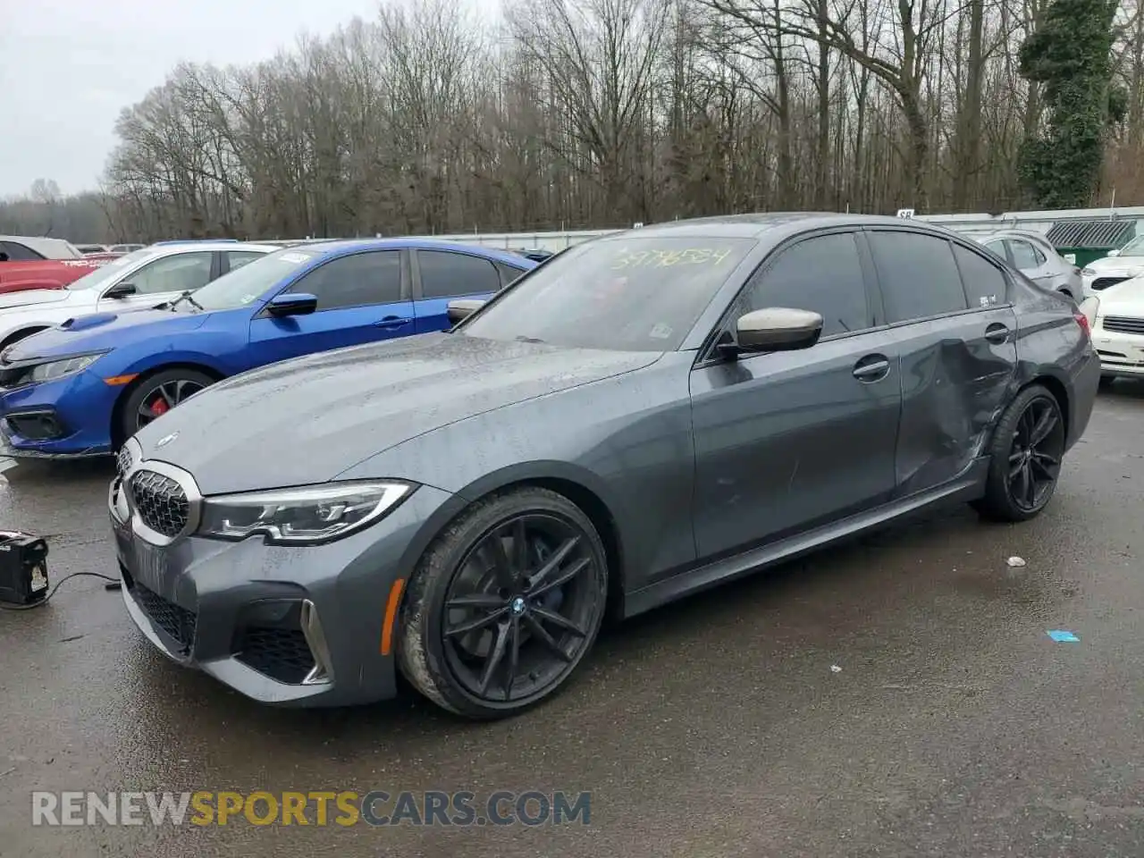 1 Photograph of a damaged car WBA5U9C00LFH05814 BMW M3 2020