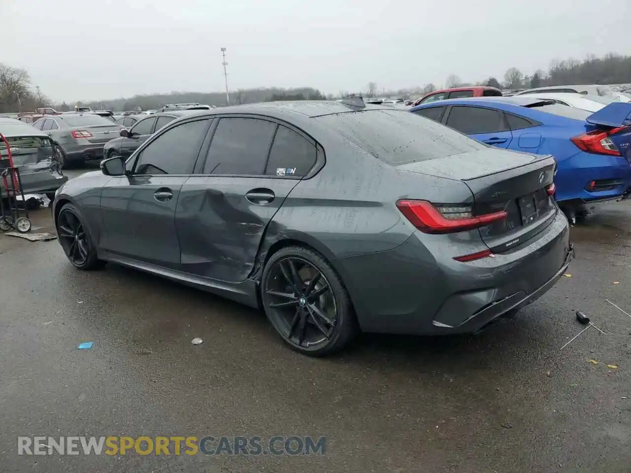 2 Photograph of a damaged car WBA5U9C00LFH05814 BMW M3 2020