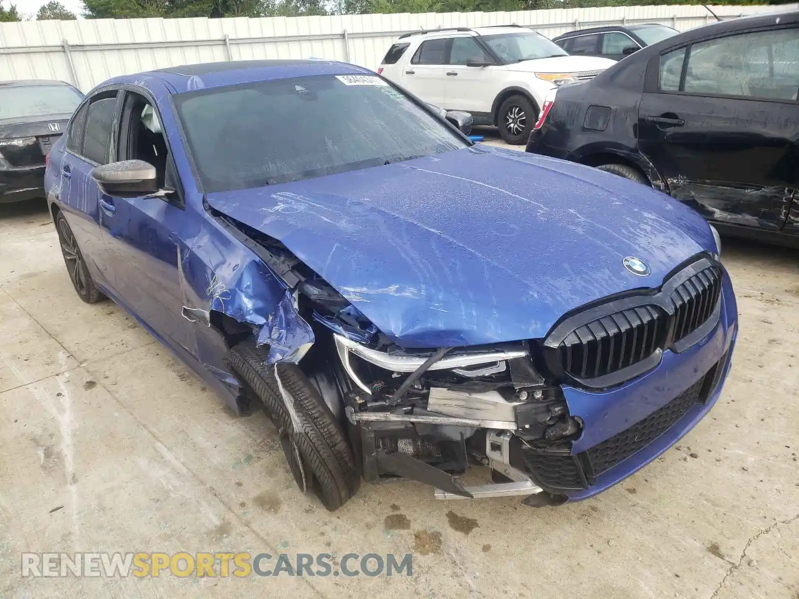 1 Photograph of a damaged car WBA5U9C00LFJ79293 BMW M3 2020