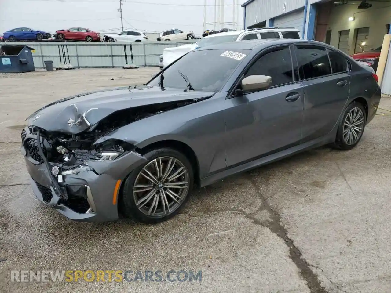 1 Photograph of a damaged car WBA5U9C01LFJ35013 BMW M3 2020