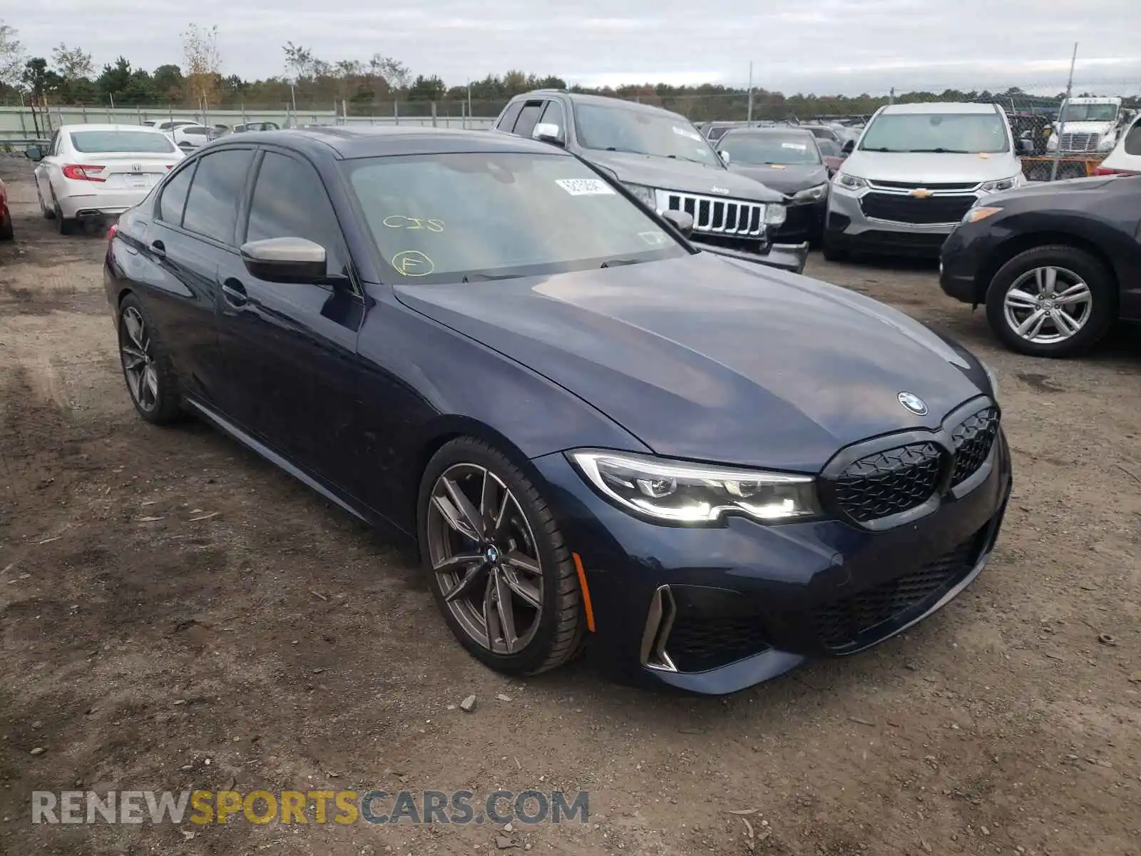 1 Photograph of a damaged car WBA5U9C01LFJ80632 BMW M3 2020