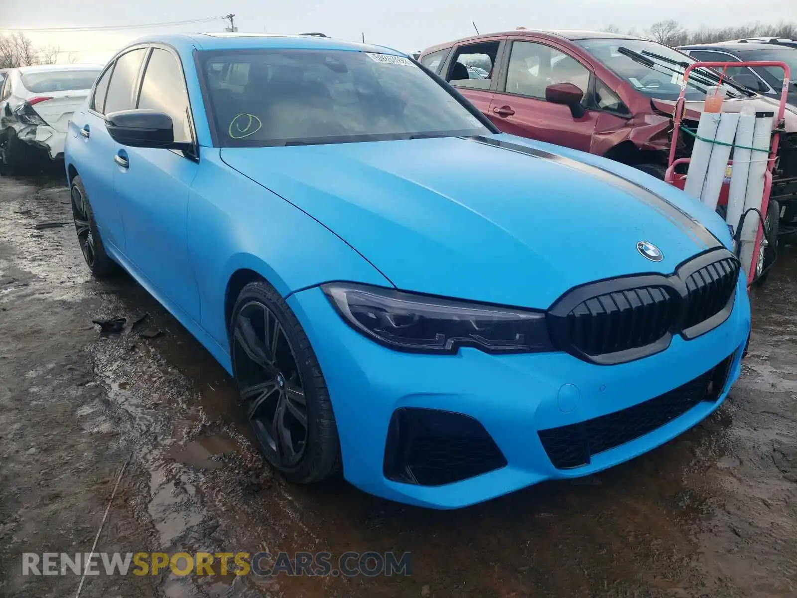 1 Фотография поврежденного автомобиля WBA5U9C01LFK02595 BMW M3 2020