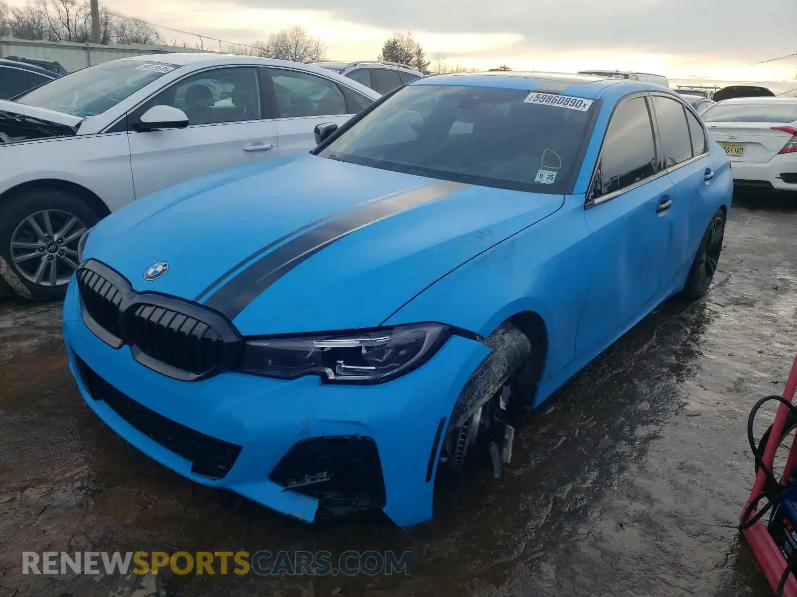 2 Фотография поврежденного автомобиля WBA5U9C01LFK02595 BMW M3 2020