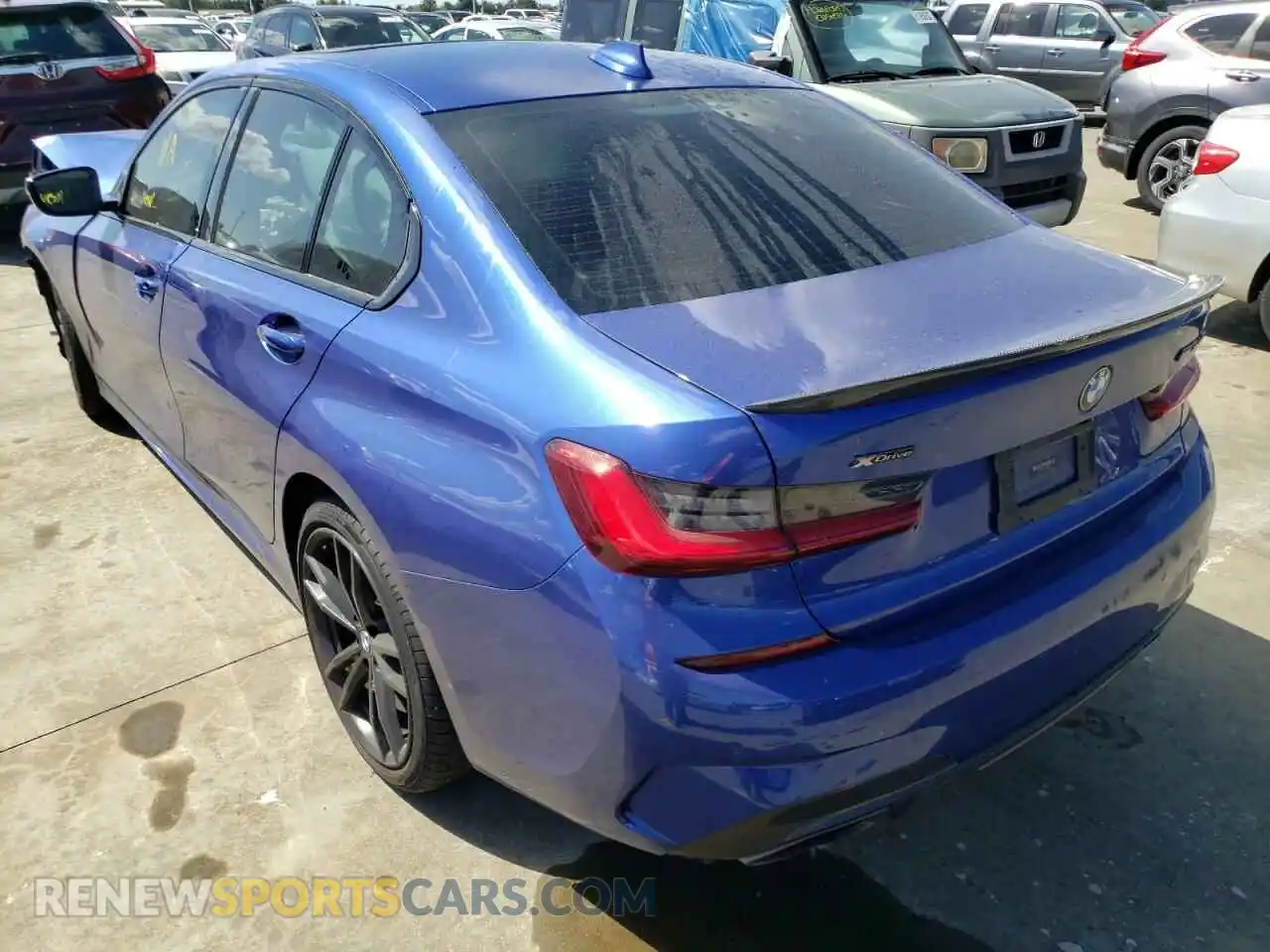 3 Photograph of a damaged car WBA5U9C03LA381123 BMW M3 2020